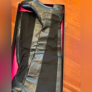 Louis et cie black leather boot size 8 M